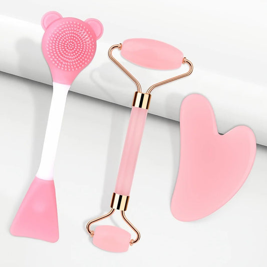 Blossom Beauty Jade Roller & Gua Sha Set - Blossom Beauty Hub